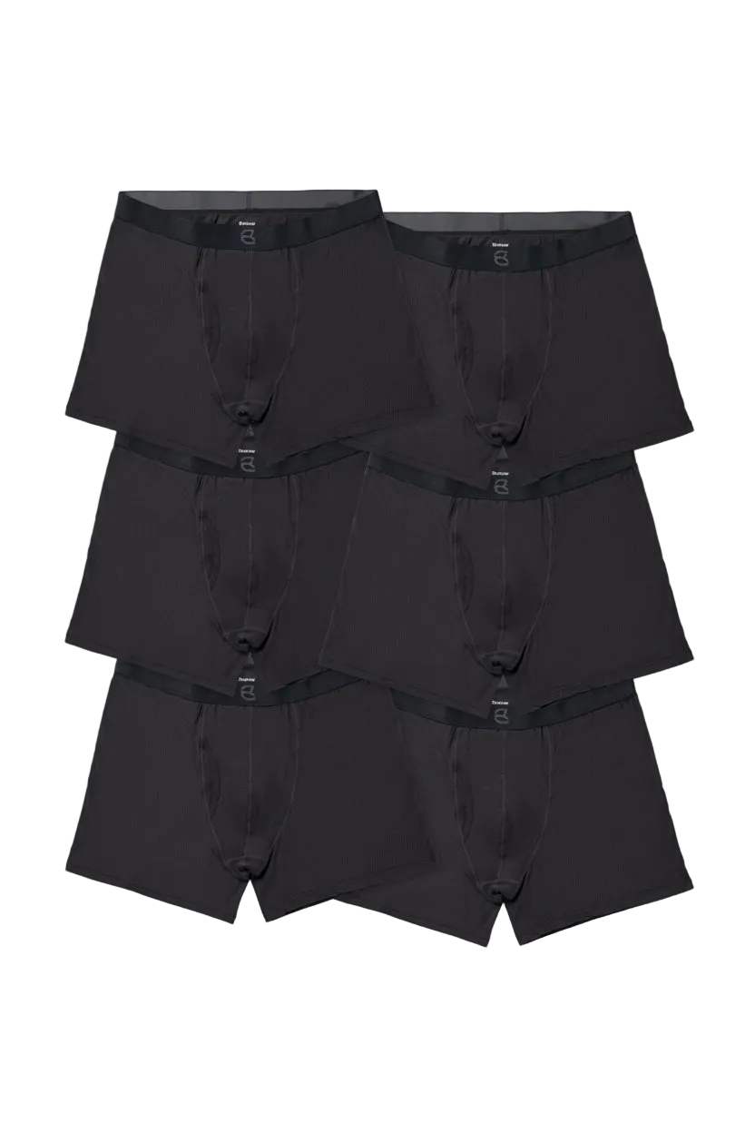 6-Pack Men's Mesh Modal All-Day 2nd Skin Boxer Brief