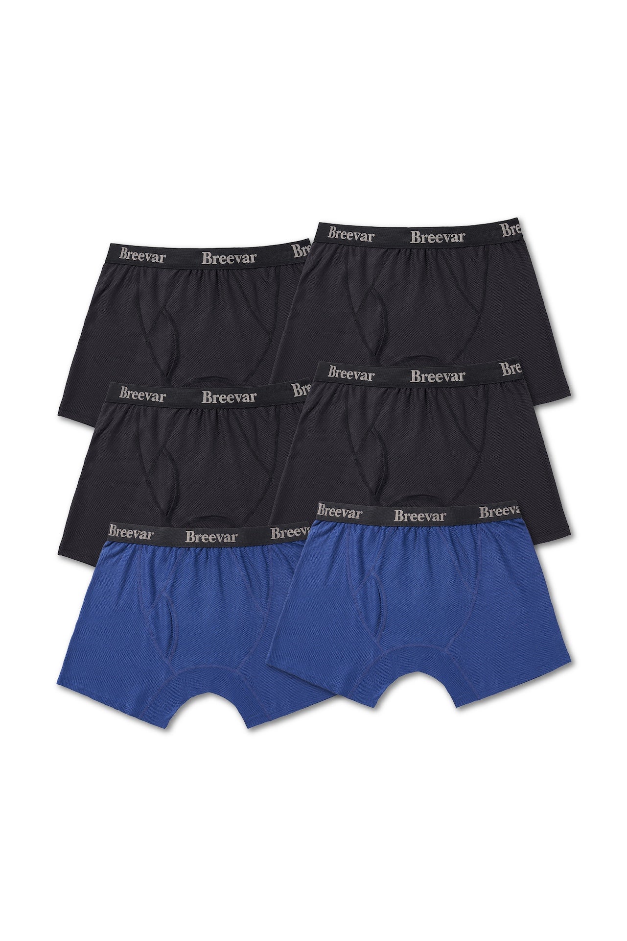 6-Pack Men's Mesh Performance Quick Dry Boxer Brief