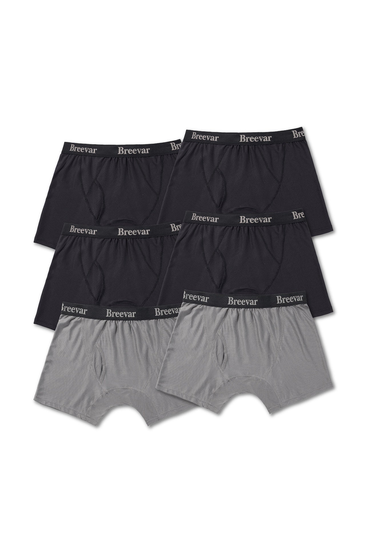 6-Pack Men's Mesh Performance Quick Dry Boxer Brief