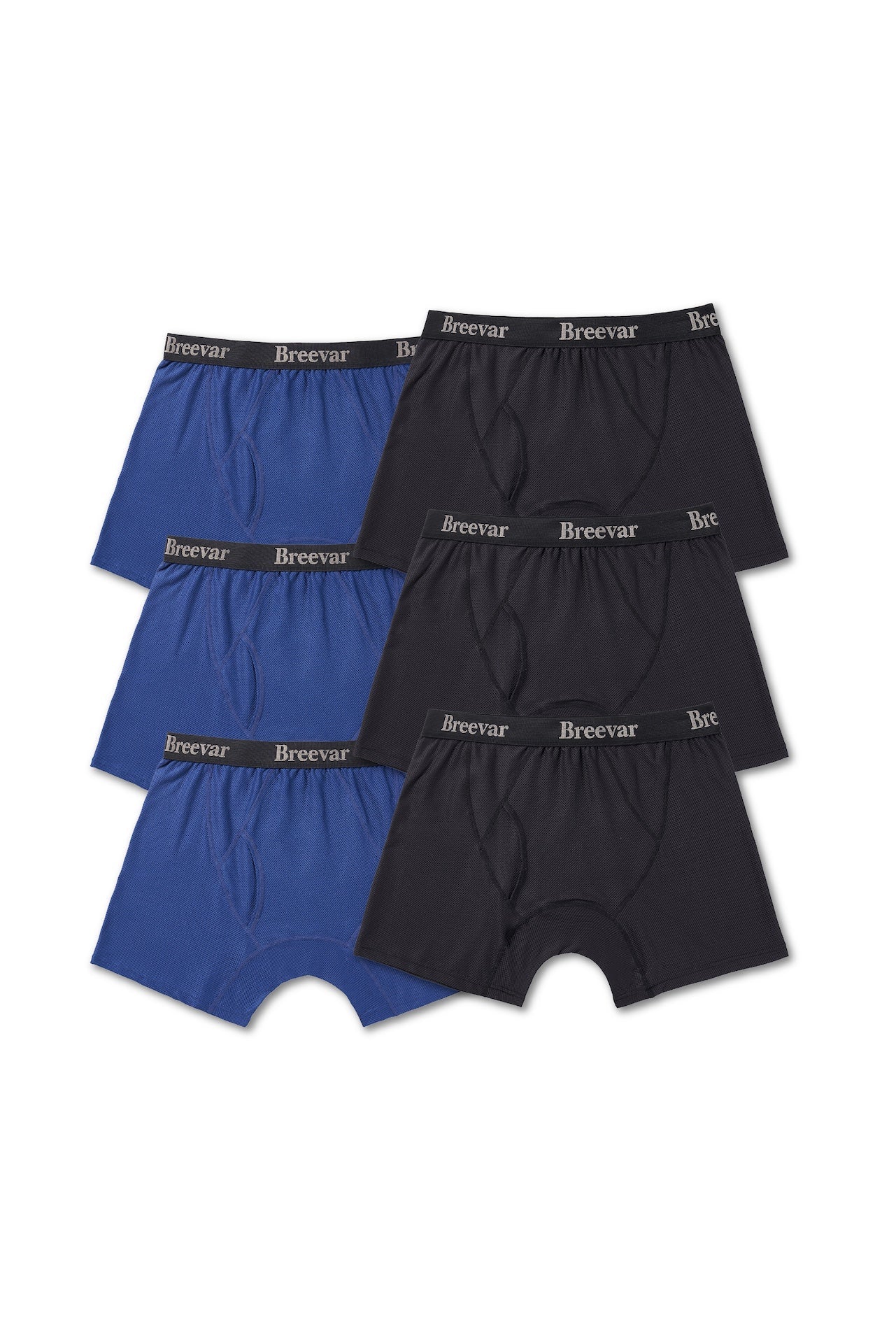 6-Pack Men's Mesh Performance Quick Dry Boxer Brief