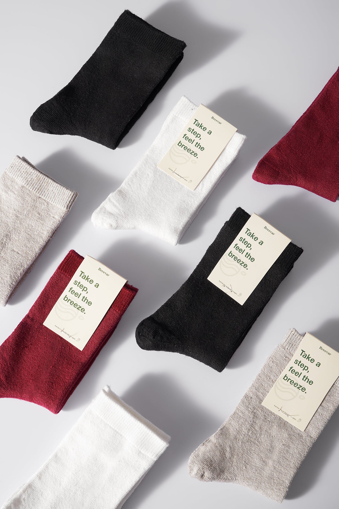 3-Pack Women's Hemp Crew Socks