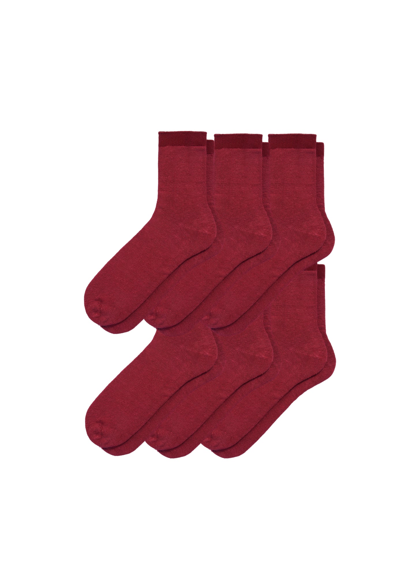6-Pack Women's Hemp Crew Socks