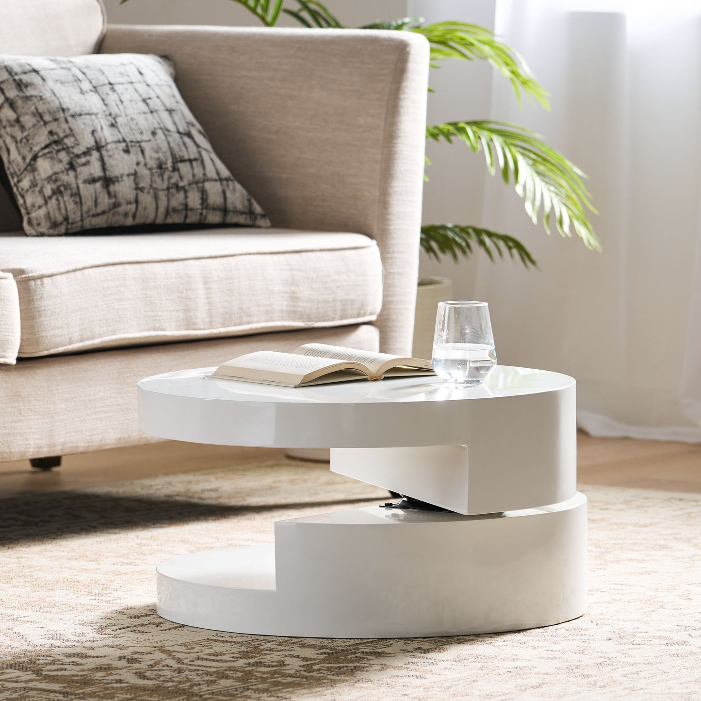 MODERNESQUE ROTATING COFFEE TABLE 3