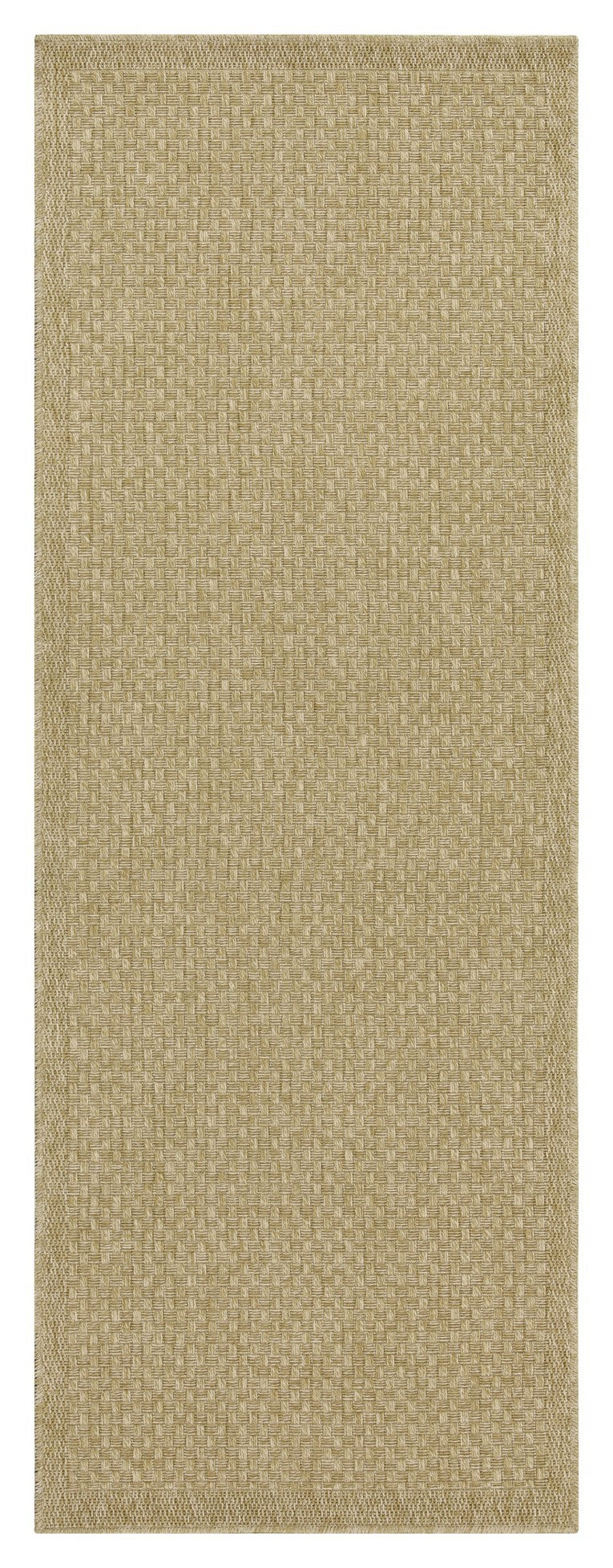 Earth GC_NTL1004 Jute/Jute 2 ft. 7 in. x 7 ft. 3 in. Indoor/Outdoor Area Rug