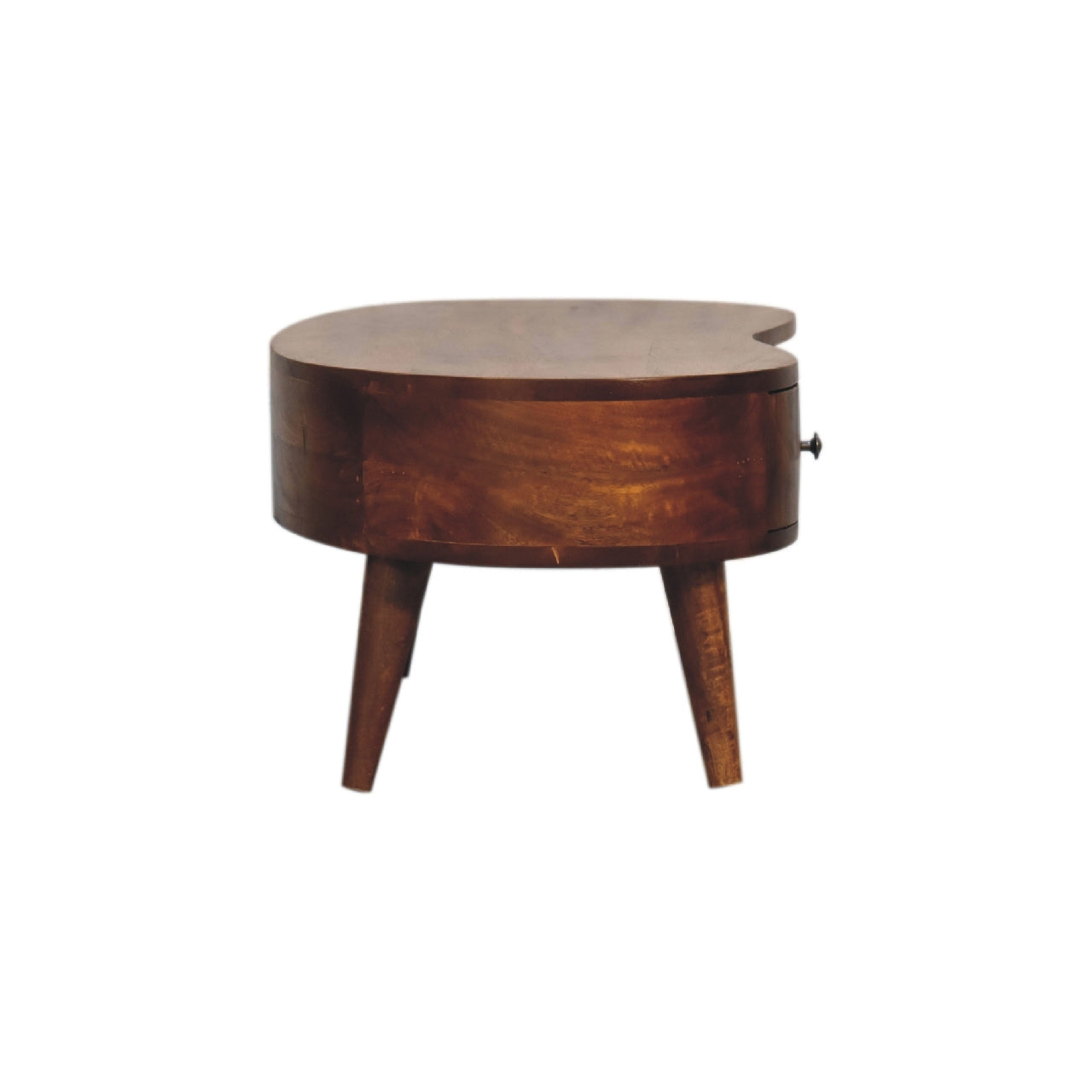 Artisan Furniture Solid Wood Mini Chestnut Wave Coffee Table