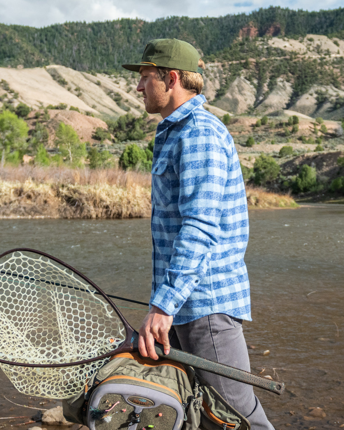 Grand Flannel, Checkered Blue