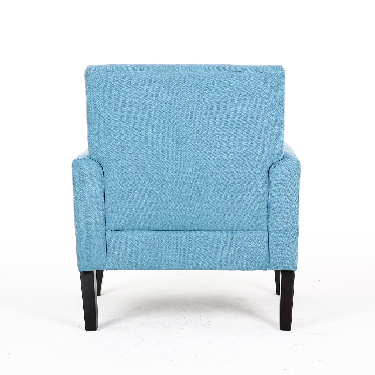 Fabric Accent Chair for Living Room, Bedroom Button Tufted Upholstered Comfy Reading Accent Chairs Sofa (Blue)