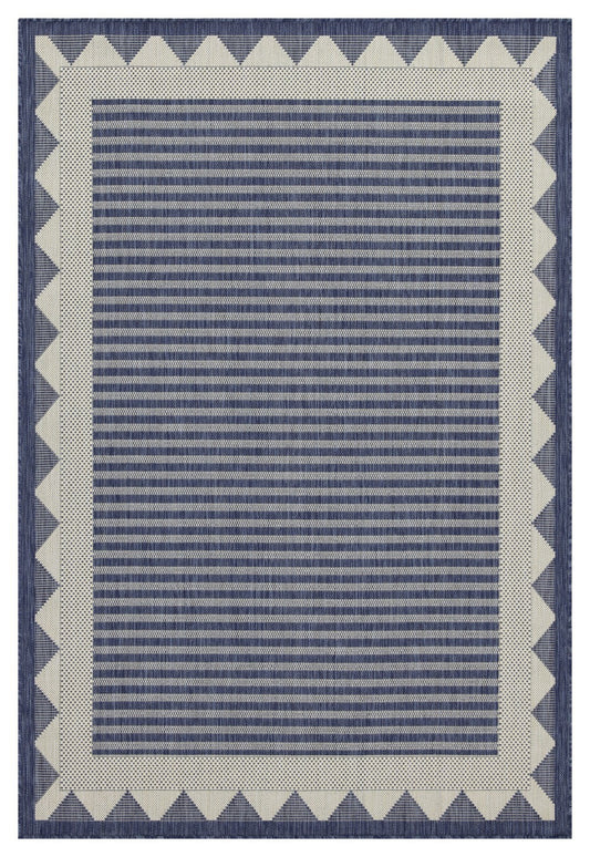 Sunshine GC_HAR2013 Blue 5 ft. 3 in. x 7 ft. 3 in. Indoor/Outdoor Area Rug