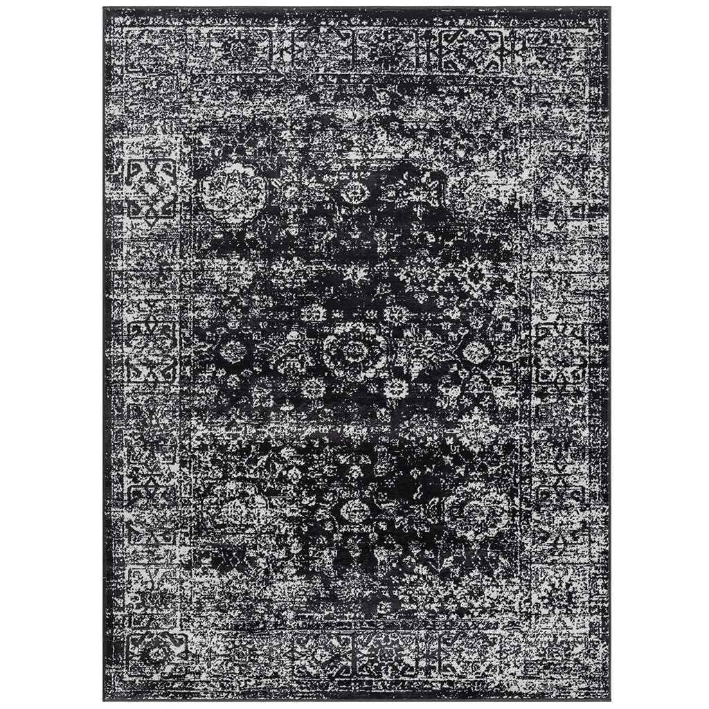 Distressed Vintage Persian Woven Area Rug