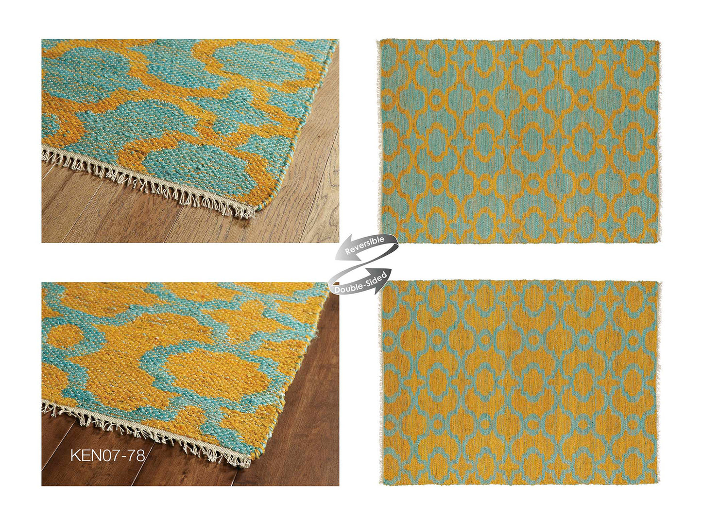 Casual, Contemporary, Modern, Transitional, Kids, Textured Loop Pile 8' x 11' Rectangle Area Rug