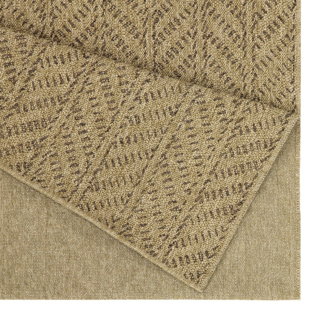 Earth GC_NTL1013 Jute/Mocha 2 ft. 7 in. x 7 ft. 3 in. Indoor/Outdoor Area Rug