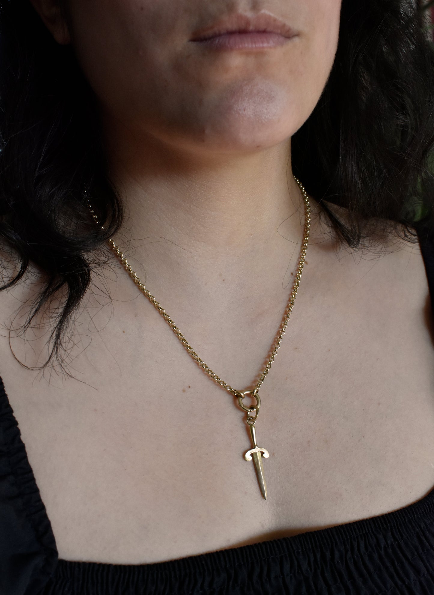 Parrying Dagger Pendant Charm