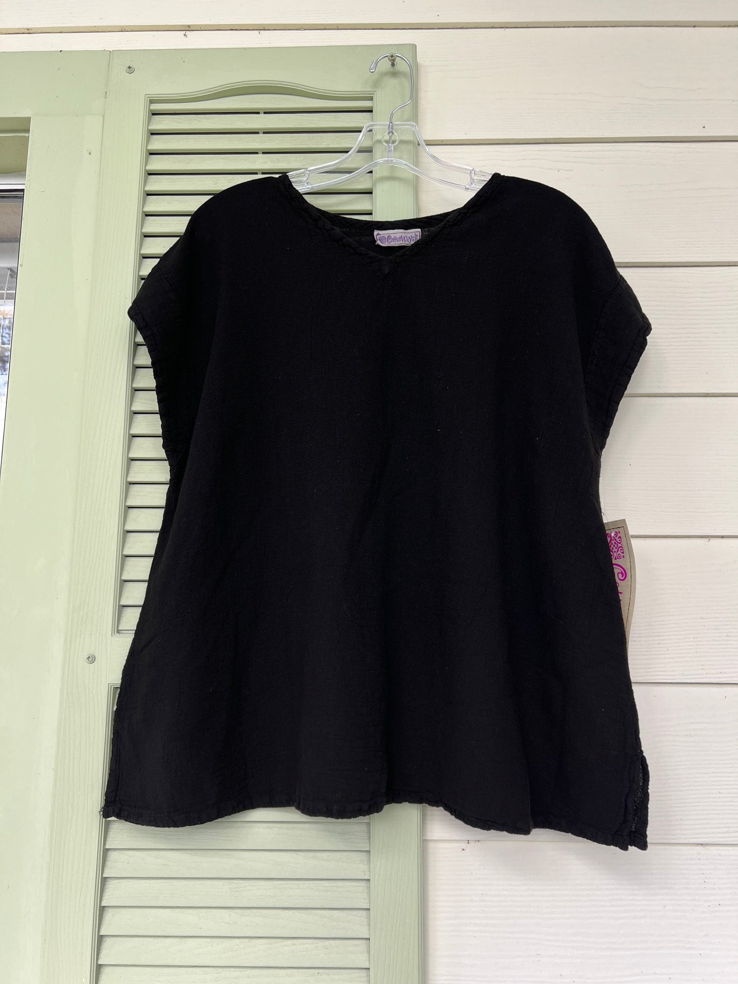 Carla 100% Cotton Gauze Top in OSFM Sale