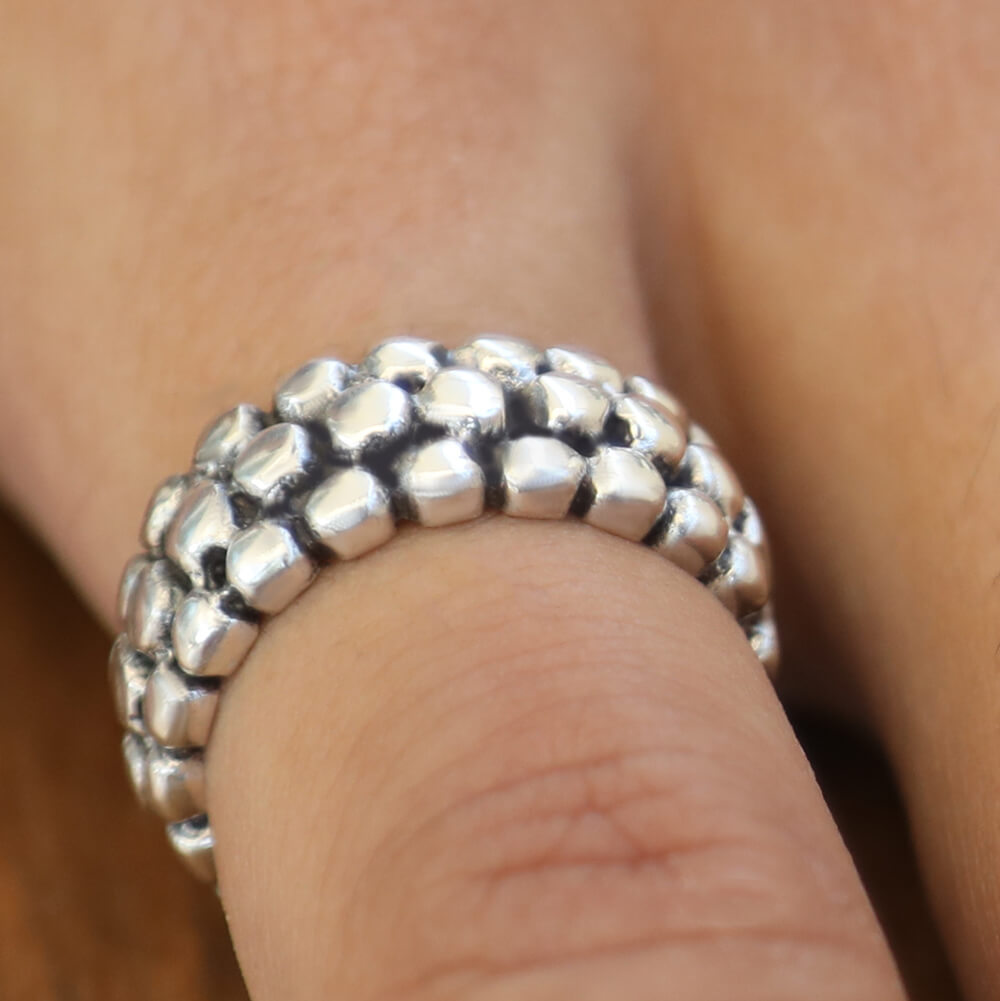 Silver Dots - Size 7