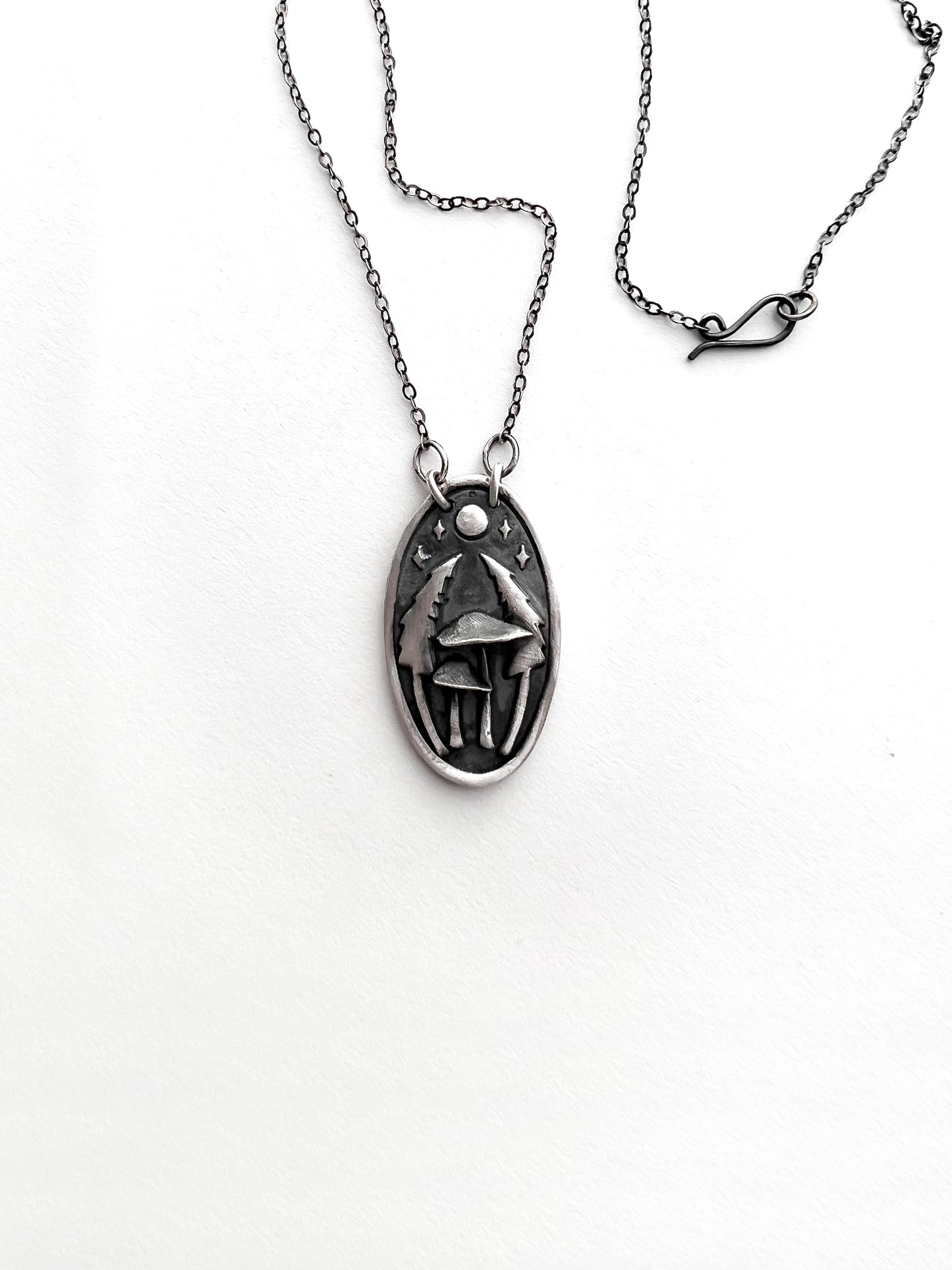 Mushrooms in the Forest Necklaces