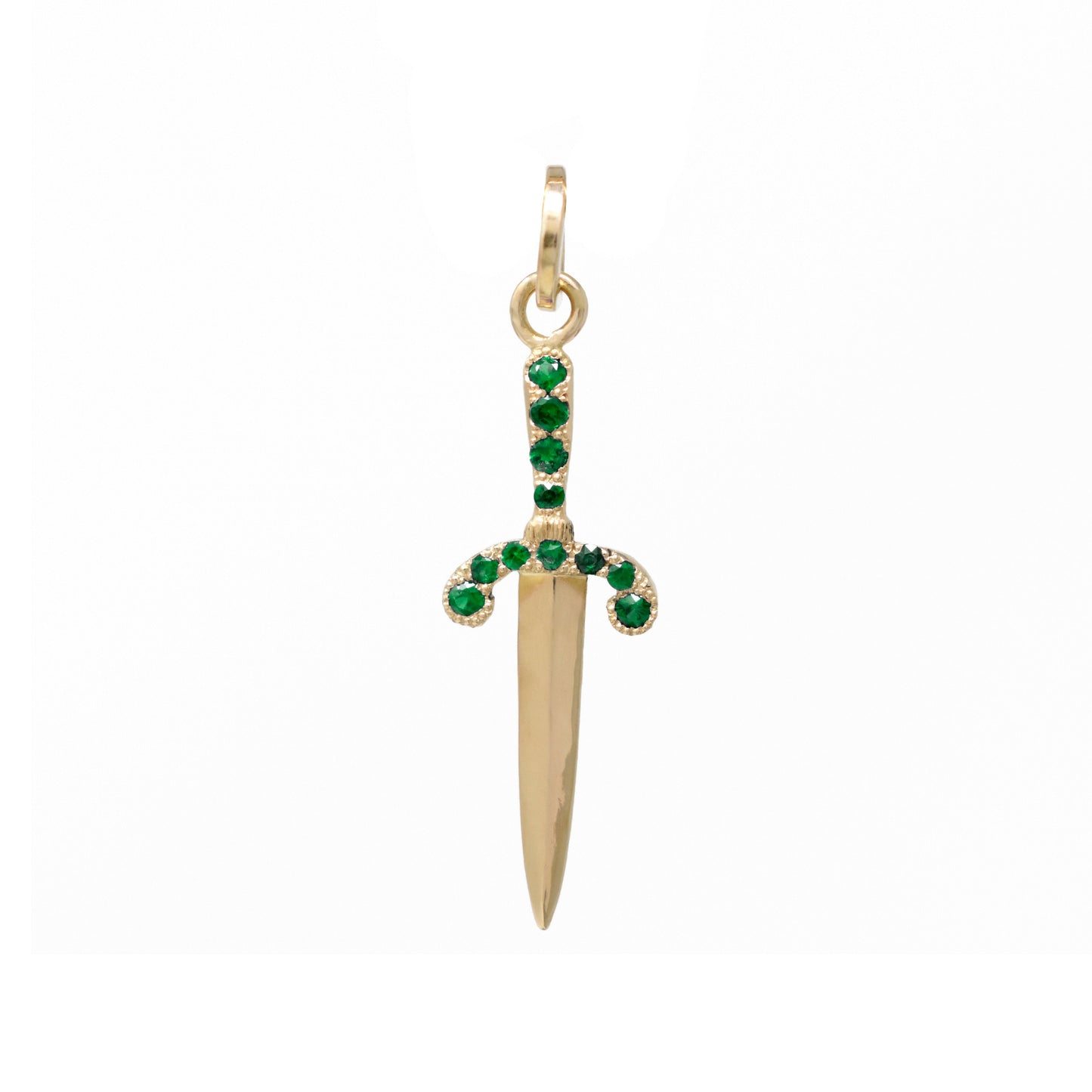 Pavé Parrying Dagger Pendant