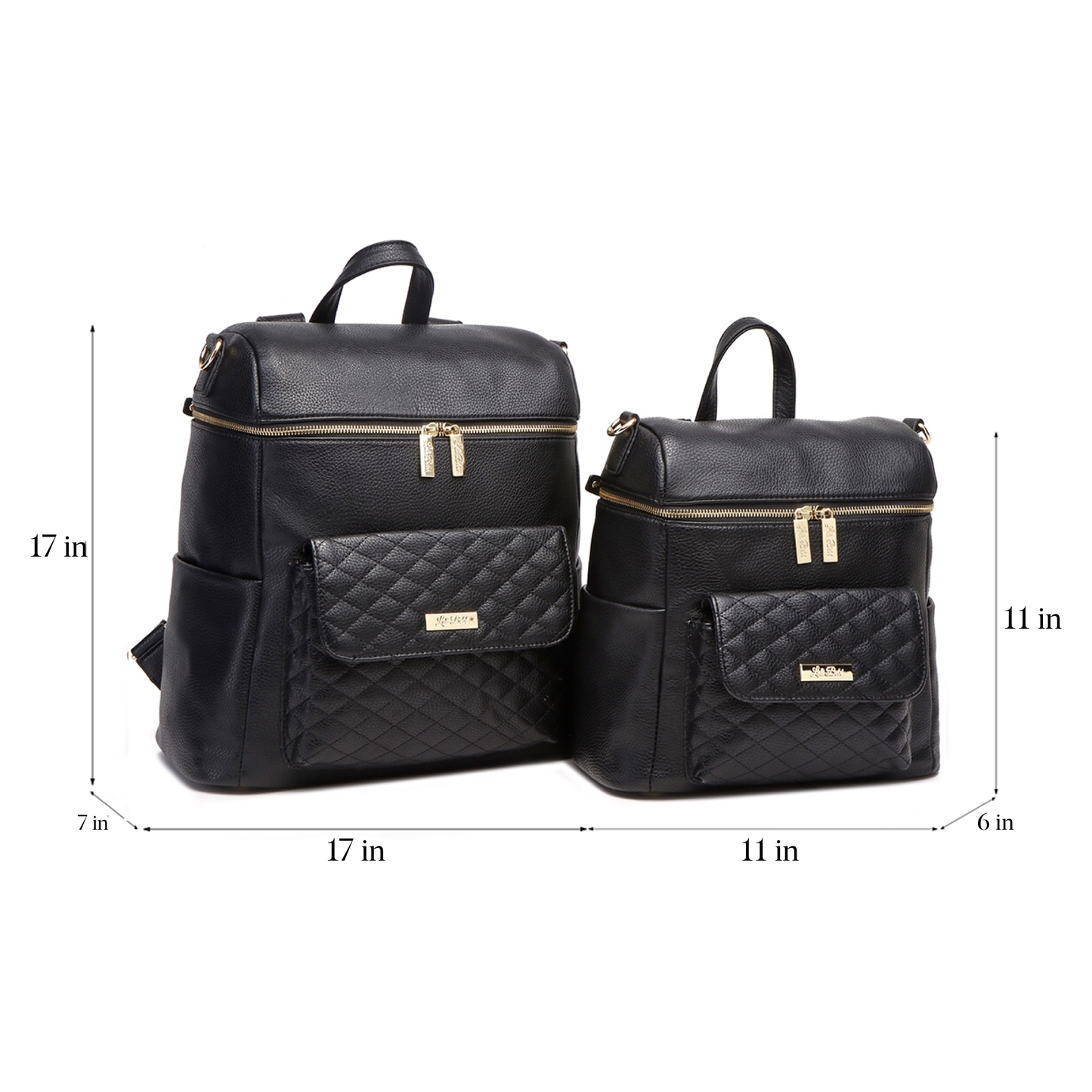 Petit Diaper Bag Ebony Black