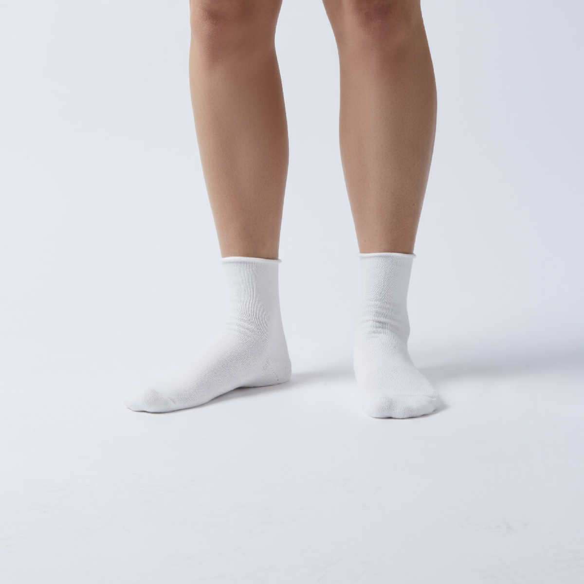 6-Pack Women's Roll Top Socks
