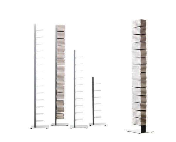 Sapiens Vertical Bookcase by Bruno Rainaldi - Large Red