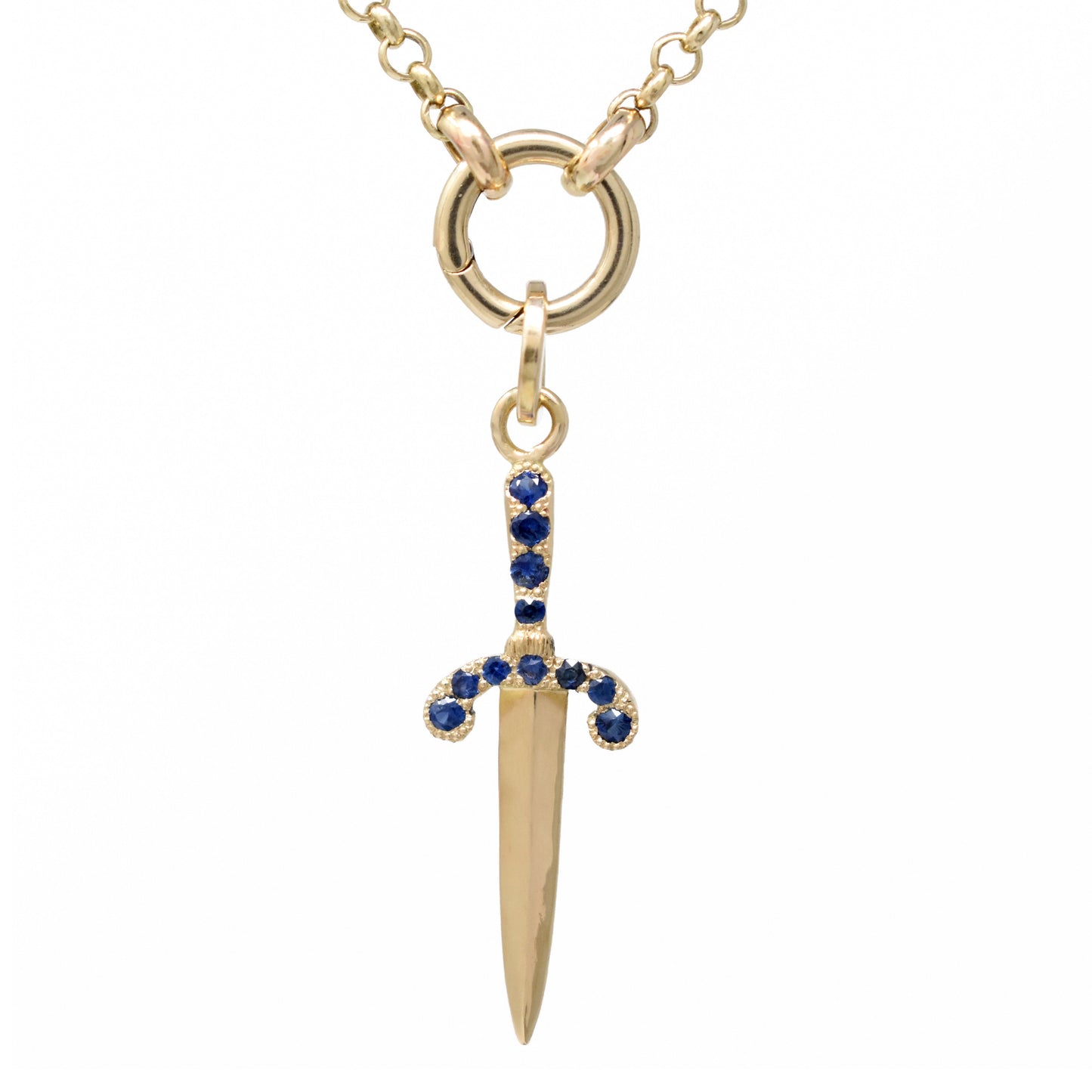 Pavé Parrying Dagger Pendant