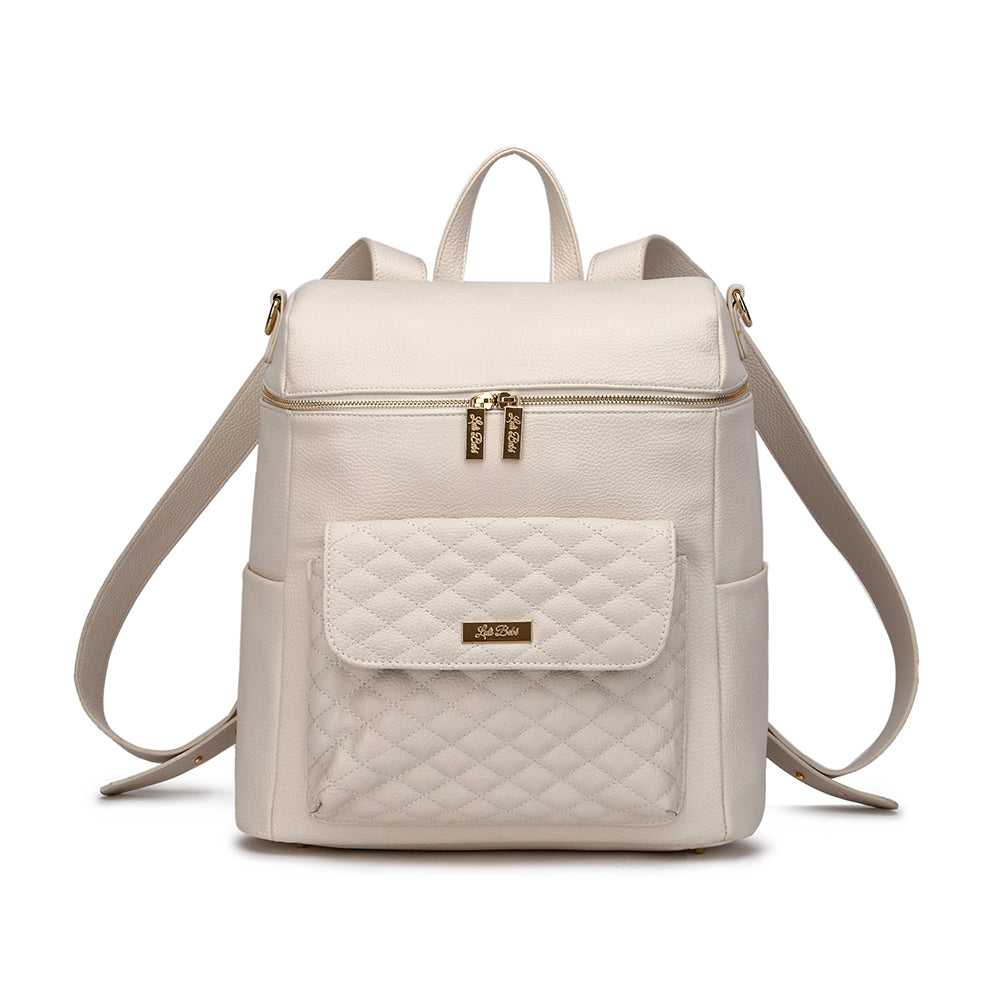 Signature Diaper Bag Pearl White