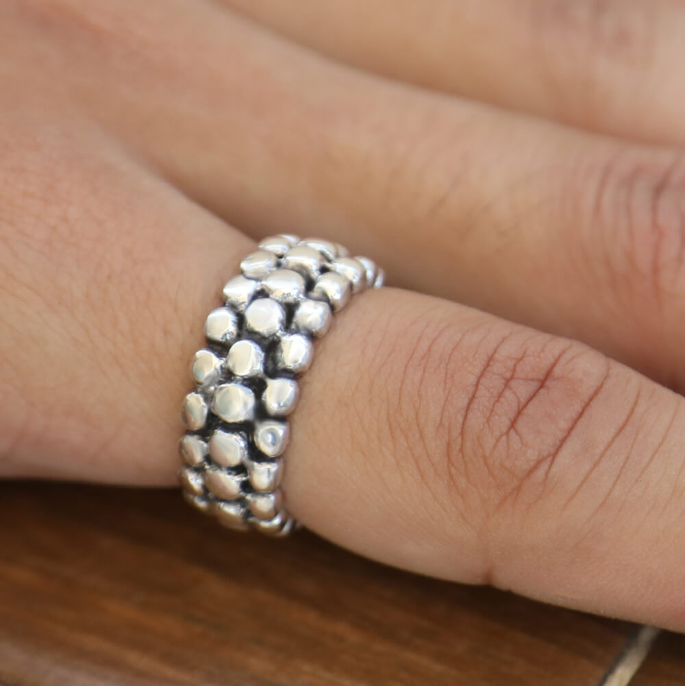 Silver Dots - Size 7