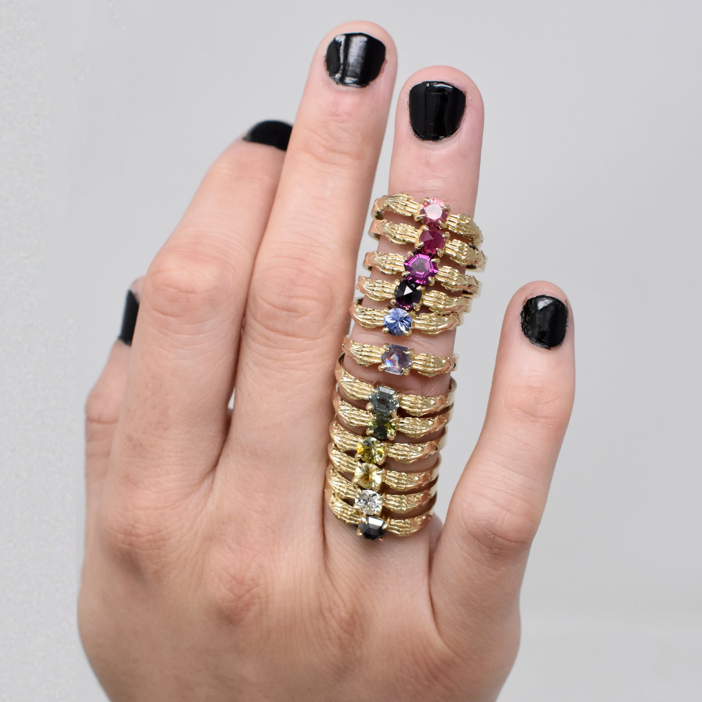 Stronghold Ring with Montana Sapphire