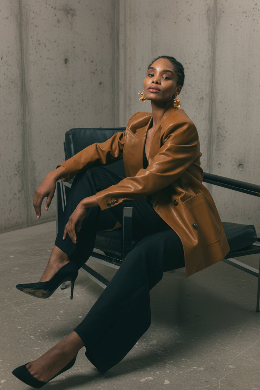 Cocoa Couture Blazer – Couture Blazer, Stylish Jacket