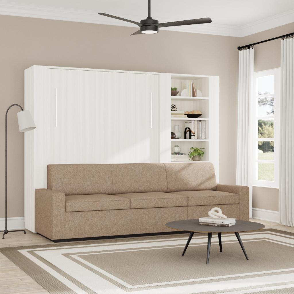 Wall Bed with Extended Sofa