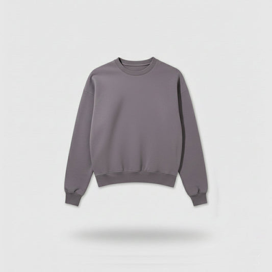 Warm Grey Oversized Sweatshirt