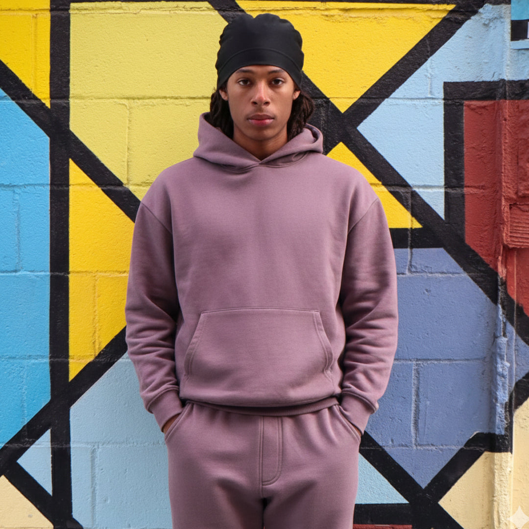 Warm Grey Oversized Hoodie